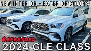 🚨2024 MERCEDESBENZ GLE UPDATED FT ALPINE GREY EXTERIOR  CATALANA BEIGE  BAHIA BROWN INTERIOR [upl. by Minton]