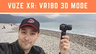 Vuze XR Camera VR180 3D Mode With Stabilization On How Well Does It Work In 3D Mode [upl. by Sunny]