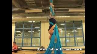 Aerial Silks  How to Fairy from a swing [upl. by Luedtke91]