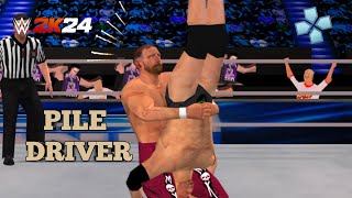 11 Piledriver Veriation  Animation In Wwe2k24 Ppsspp [upl. by Guild]