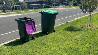 Whittlesea Glass green waste and recycling while can collecting [upl. by Eceinart342]