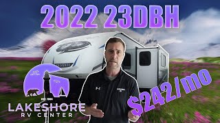 2022 Forest River Alpha Wolf 23DBH  Lakeshore RV [upl. by Schmeltzer789]