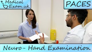 Neurology  Hands Examination Routine  PACES Teaching [upl. by Hultin]