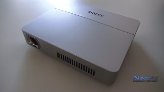 Icodis CB 400 Mini Projector Review Deutsch [upl. by Stover]