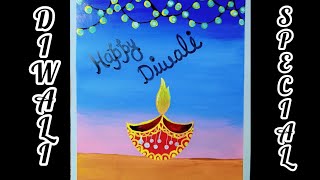 Diwali special🪔Acrylic painting🖌️easyartsimplepaintingviralvideosubscribepaintingdiwalispecial [upl. by Isaiah]