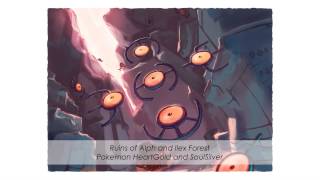 Pokemon Ruins of AlphIlex Forest Remix HGSS [upl. by Annij]