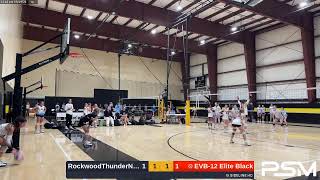 EVB12 Elite Black vs RockwoodThunderNavy 20240519 [upl. by Amorette159]