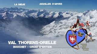 Val Thorens Orelle Bouchet croix dEntide [upl. by Manaker]