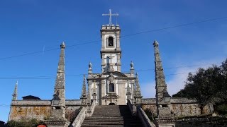 Mangualde and Capela de Nossa Senhora do Castelo Portugal Dec 2016 [upl. by Anahsed632]