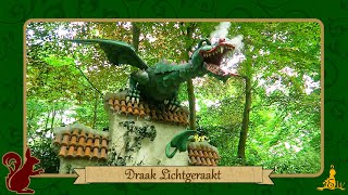 Efteling 🍄 Sprookjesbos Draak Lichtgeraakt [upl. by Chipman]