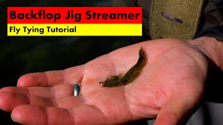 Backflop Jig Streamer Fly Tying Tutorial [upl. by Innavoig]