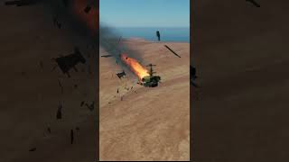 Kamov Ka50 helicopter hits by missile in dcs world [upl. by Sekofski]