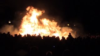 2017 Winter Games Burning of the Greens amp Firework Extravaganza [upl. by Humpage928]