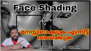 Face Shading Tutorial Malayalam  Skin Tone Shading Tutorial  Shading Tutorial for Beginners [upl. by Florinda164]