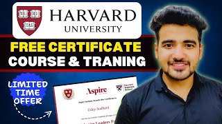 Free Certification Course By Harvard University 🔥  Learn Leadership Skills  Aspire Leader Program [upl. by Enahc]