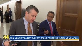 Senator Todd Young says he will not support Trump in 2024 [upl. by Krysta261]