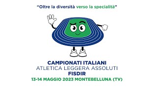 CAMPIONATI ITALIANI ASSOLUTI 2023 ATLETICA LEGGERA FISDIR [upl. by Hankins]