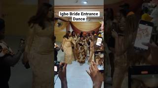 Igbo Bride Entrance Dance  egedege by larry gaaga ft theresa onuorah shorts [upl. by Anilra]