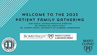 Welcome to Patient Family Gathering 2023 [upl. by Florencia]