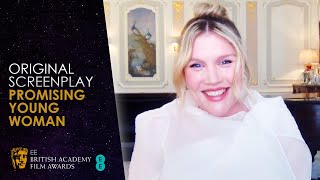 Promising Young Woman Wins Original Screenplay  EE BAFTA Film Awards 2021 [upl. by Alexandra282]