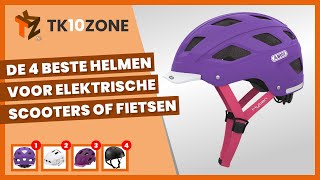 De 4 beste helmen voor elektrische scooters of fietsen [upl. by Nosiram857]