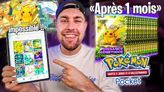 Mes cartes sur Pokémon Pocket après un mois de jeu  jai déjà mis trop dargent [upl. by Gualterio154]