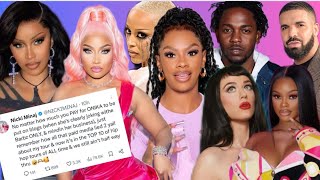 ‼️Nicki Minaj CHECKS Jess TSR amp Fenale Rappers Cardi B on princess Diana JT amp Jeezy Okay remix [upl. by Libbna]