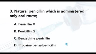 PENICILLIN ANTIBIOTICS PHARMACOLOGY MCQs pharmacologymcqs gpatmcq gpatpreparation neetmcqs [upl. by Calendra158]