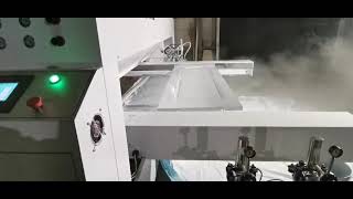 Spraying Painting Machine for Interior Door008615931098079（WhatsappWechat） [upl. by Nemsaj]