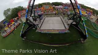 Swing Out POV Barkers Fun Fair Tamworth 2022 [upl. by Denise]