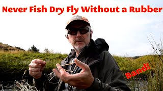 Rubber Band Method for CDC Dry Flies [upl. by Ahsienak550]