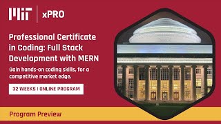 Online Course Preview  Full Stack Development with MERN at MIT xPRO [upl. by Ephraim]