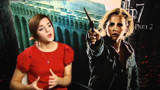 Harry Potter e i doni dela morte  parte 2 Intervista a Emma Watson [upl. by Nata]