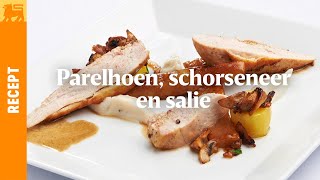 Parelhoen schorseneer en salie [upl. by Josey]