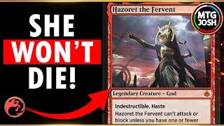 INVINCIBLE MONO RED  Hazoret the Fervent Historic Brawl  MTG Arena [upl. by Oravla546]