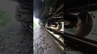 How rail wheels change tracks 2 lines to move 3 lines railway track shorts wheels [upl. by Syck292]