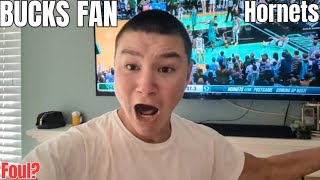 Bucks Fan Reacts to loss vs Hornets Controversial Ending 111624 [upl. by Dian312]