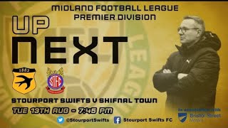 Matchday Stourport swifts vs Shifnal Town [upl. by Guenzi]