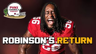 Watch Darius Robinson Return to Practice  Arizona Cardinals 1st Rounders Season Debut Imminent [upl. by Nac]