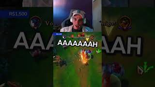 Comemorou antes da hora l leagueoflegends hastad trundle brasil streamer twitch kick [upl. by Stander]