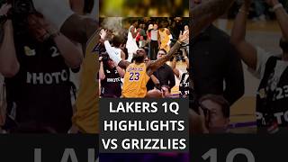 Lakers DOMINATE in 1st Quarter vs Memphis Grizzlies [upl. by Alica]