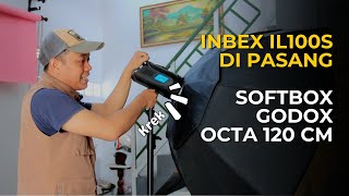 INBEX IL100S DIPASANG SOFTBOX OCTA 120CM [upl. by Arbmik]