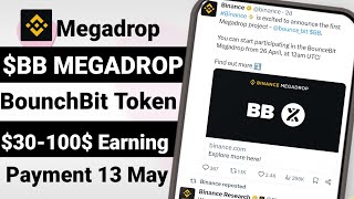 BounchBit Megadrop Event  BINANCE New Event  30100 Earning Chance [upl. by Ellasal467]