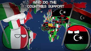 WHO DO THE COUNTRIES SUPPORT Italy or Libya Alternative Mapping P32 [upl. by Dreddy]