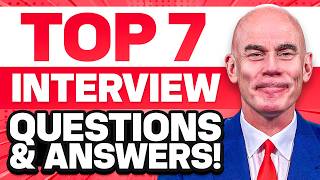 TOP 7 INTERVIEW QUESTIONS amp ANSWERS How to PASS a JOB INTERVIEW INTERVIEW TIPS [upl. by Sej]