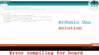 Error compiling for board ardunioGenuino Uno Ardunio Program Solution Original InventiveSky [upl. by Yeslehc695]