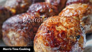 EASY HOMEMADE MEATBALLS  Lesson 132  Morris Time Cooking [upl. by Adnaerb]