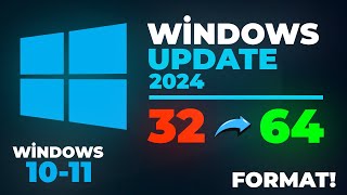 Windows 32 bitten 64 bite nasıl geçirilir format ile Windows sistem yükseltme Güncel Rehber [upl. by Eimyaj]
