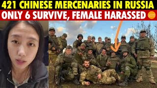 421 Chinese Mercenaries in Russia Just 6 Left—99 Killed Female Influencer Harassed by Soldiers [upl. by Mw]