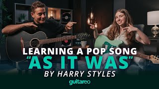 Learning a Pop Song on Guitar Harry Styles  As It Was [upl. by Llerrac951]